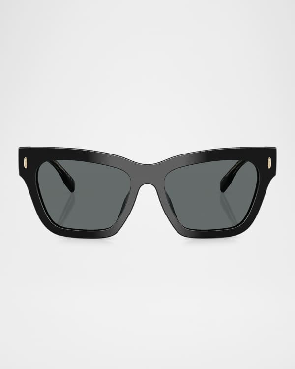 Ray-Ban Monochromatic Shield Cat-Eye Sunglasses | Neiman Marcus