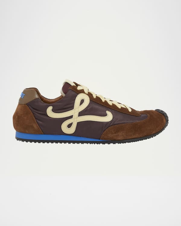 Loewe x Paula's Ibiza Men's Terra Suede Low-Top Sneakers