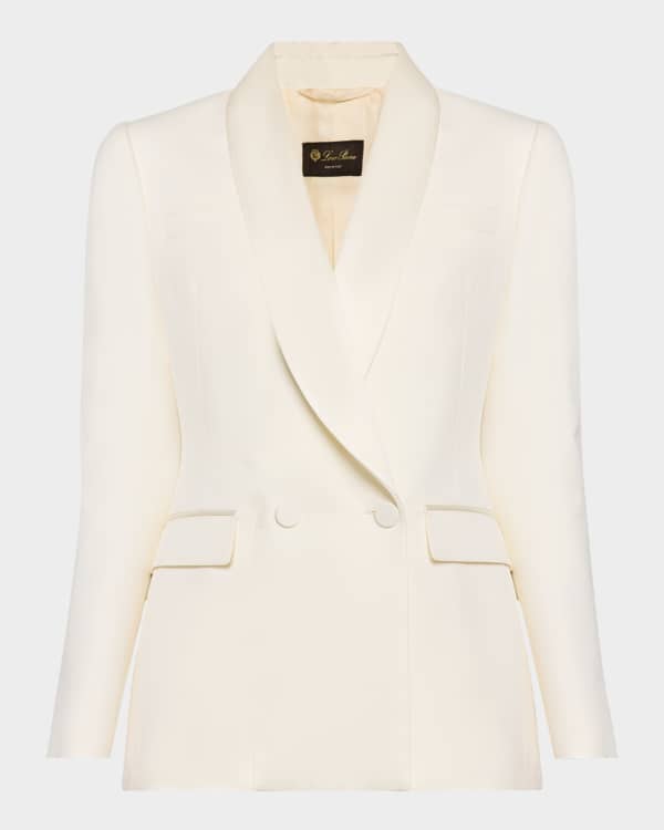 Jil Sander 23 Crepe Blazer Jacket | Neiman Marcus