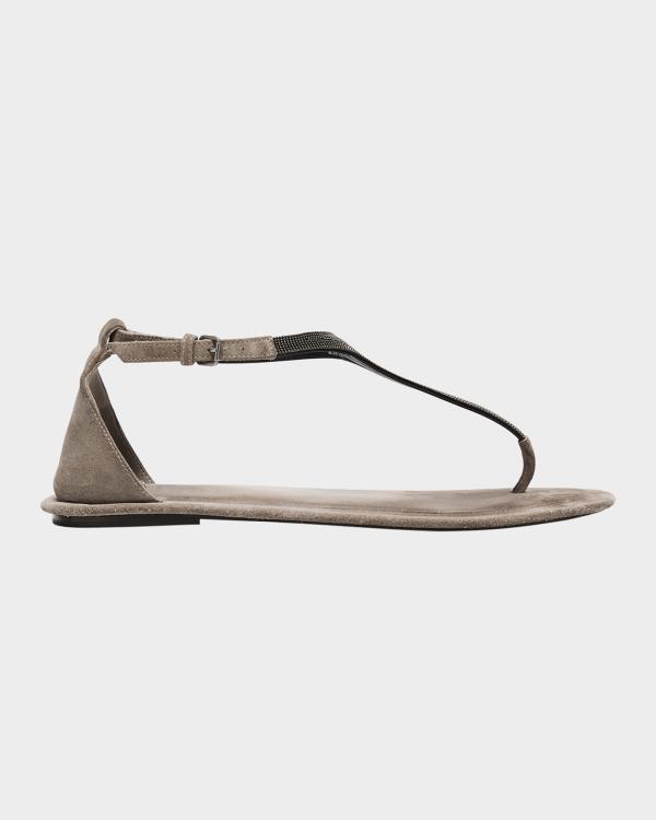Valentino Garavani Rockstud thong flat sandals
