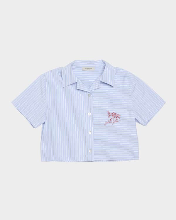 Girl's Classic Logo-Print T-Shirt, Size 4-12