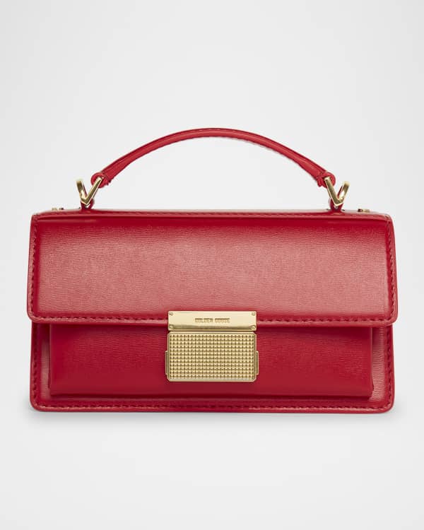 Golden Goose Glitter Star Leather Camera Crossbody Bag