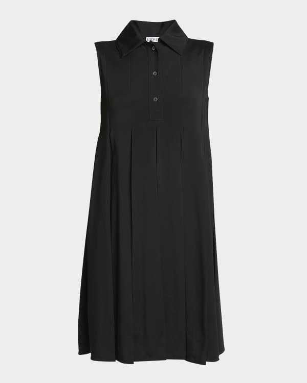 Loewe x Paula Ibiza Wrap Tunic Dress with Rolled Cuff