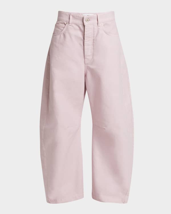 Khaite Phoebe Wide-Leg Drawstring Pants | Neiman Marcus