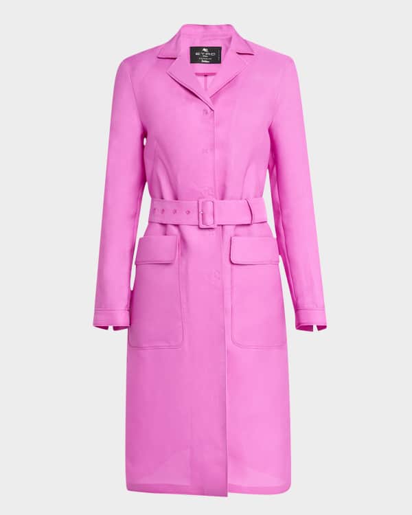 Dolce & Gabbana Blue Camouflage Trench Trench