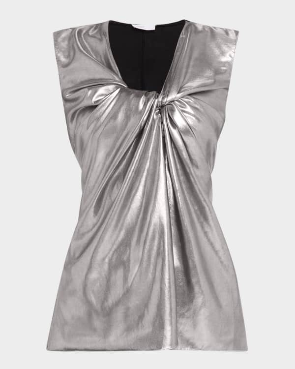 Courrèges Satin Square Top M Camisoles