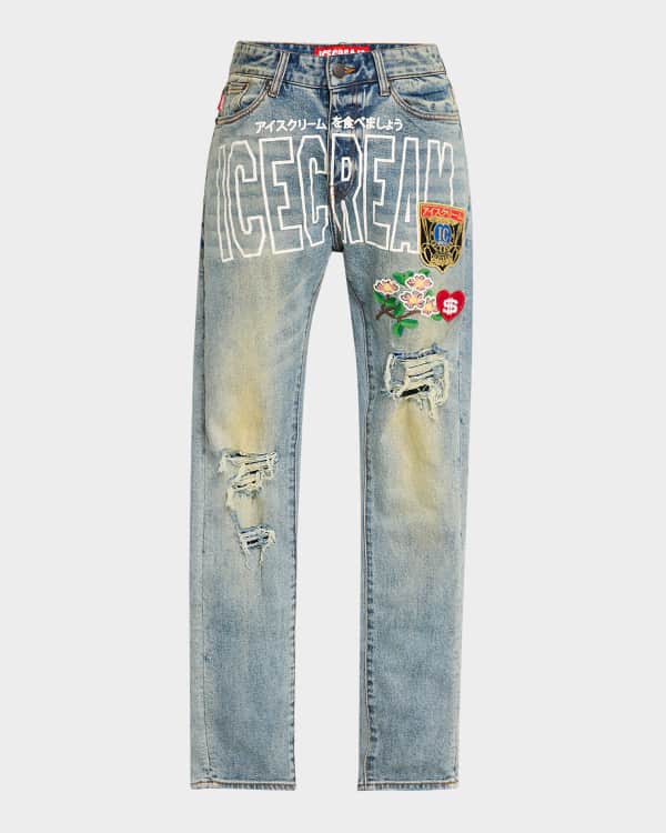 Ice cream leg jeans new arrivals