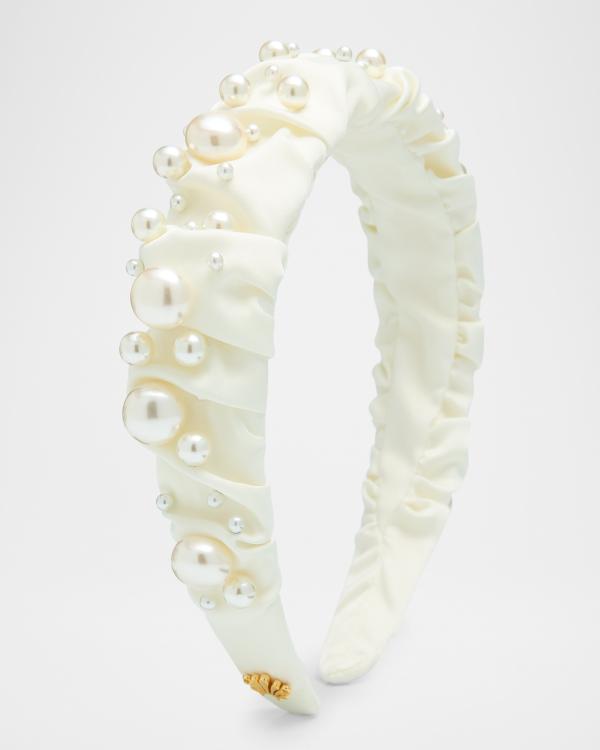 Lele Sadoughi Nautilus Embellished Knotted Headband | Neiman 