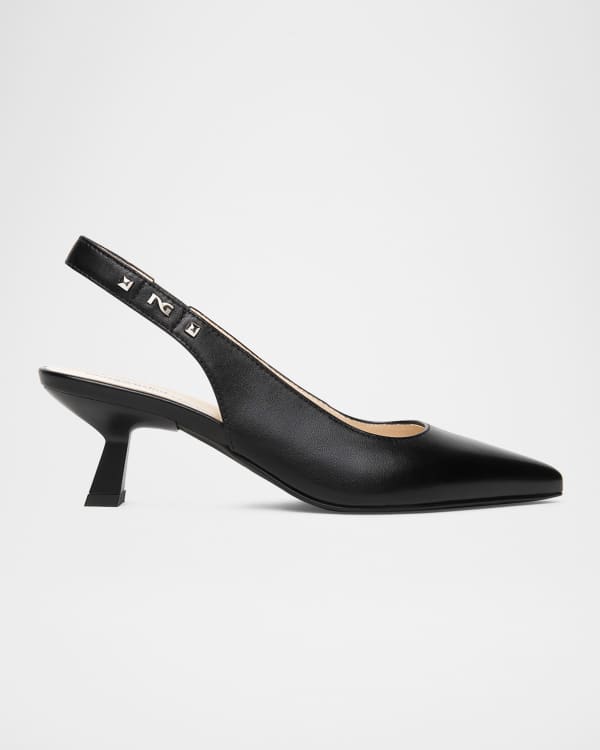 Alexander Wang Nova Studded Clear-Strap Slingback Sandals Alexander Wang Nova Studded Clear-Strap Slingback Sandals