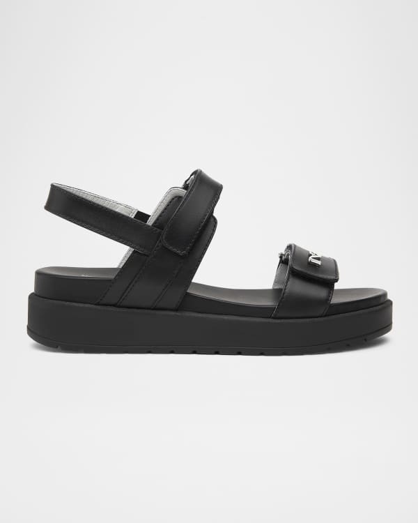 Zadig & Voltaire Alpha Star Dual-Buckle Slide Sandals