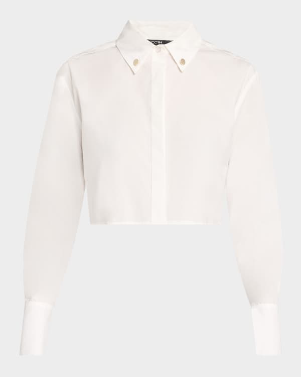 Rachel Comey Adore Cropped Sweatshirt Neiman Marcus