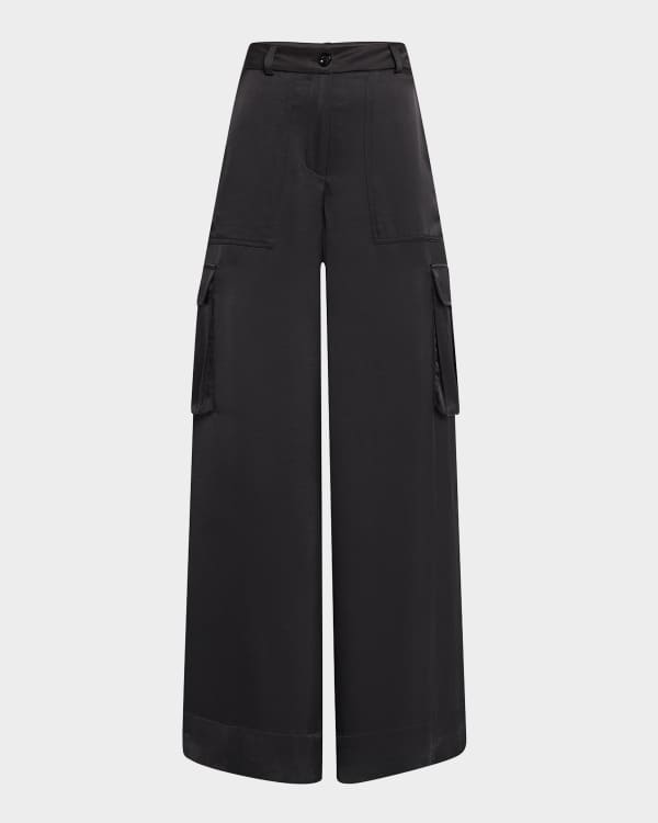Toteme Drawstring Cargo Trousers | Neiman Marcus Toteme Drawstring Cargo Trousers | Neiman Marcus