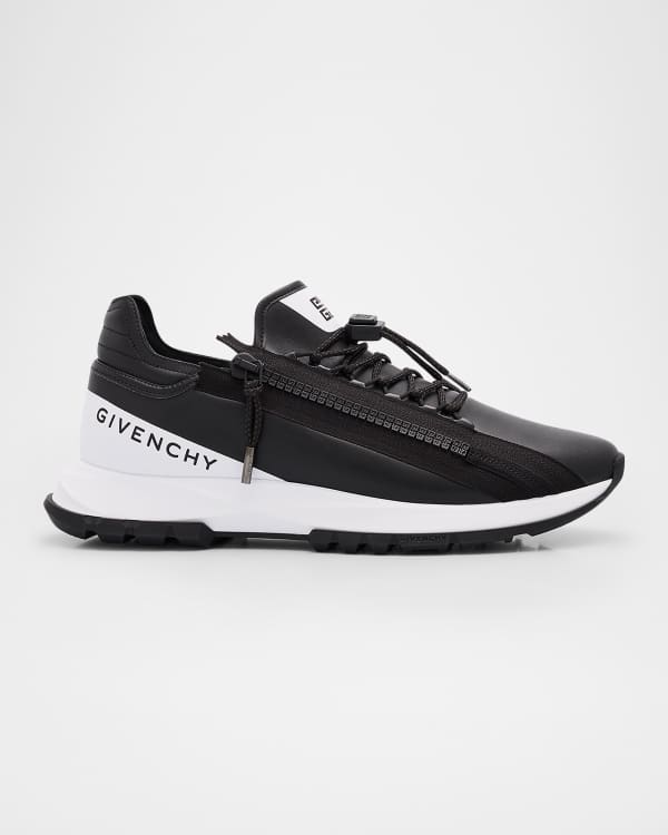 Givenchy Men's G4 Bicolor Leather Low-Top Sneakers | Neiman