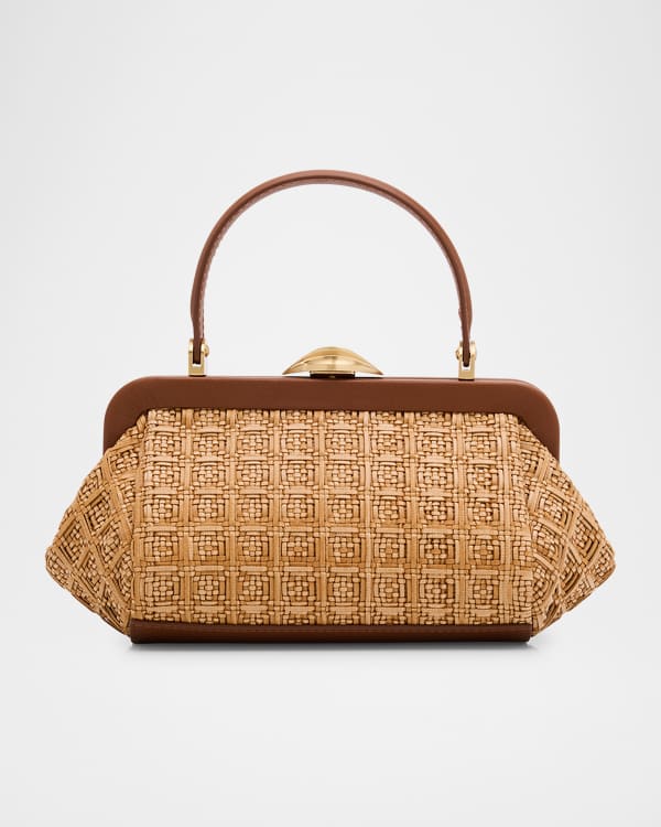 Cult Gaia Kazia Flap Leather Crossbody Bag | Neiman Marcus