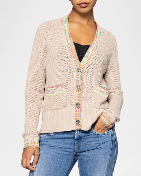 Lisa Todd Sweet Romance Button Down Cardigan Cashmere Neiman Marcus