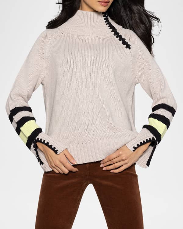 Lisa Todd Great Escape Multicolor Cashmere Sweater Neiman Marcus