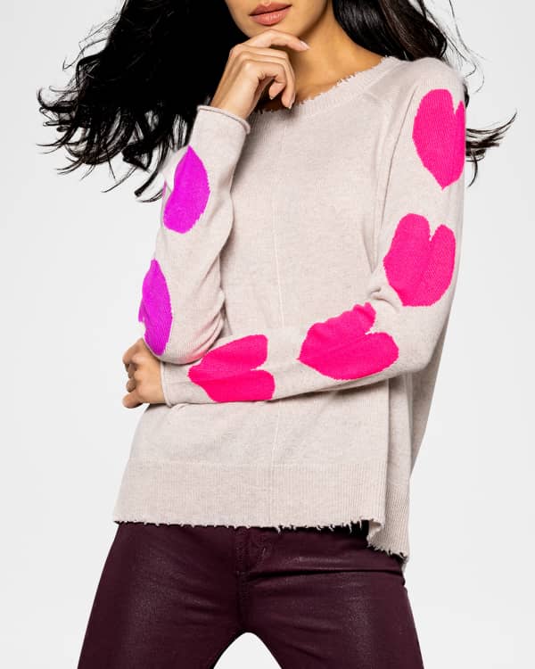 Lisa Todd Plus Size Heartthrob Cotton Cashmere Sweater Neiman Marcus