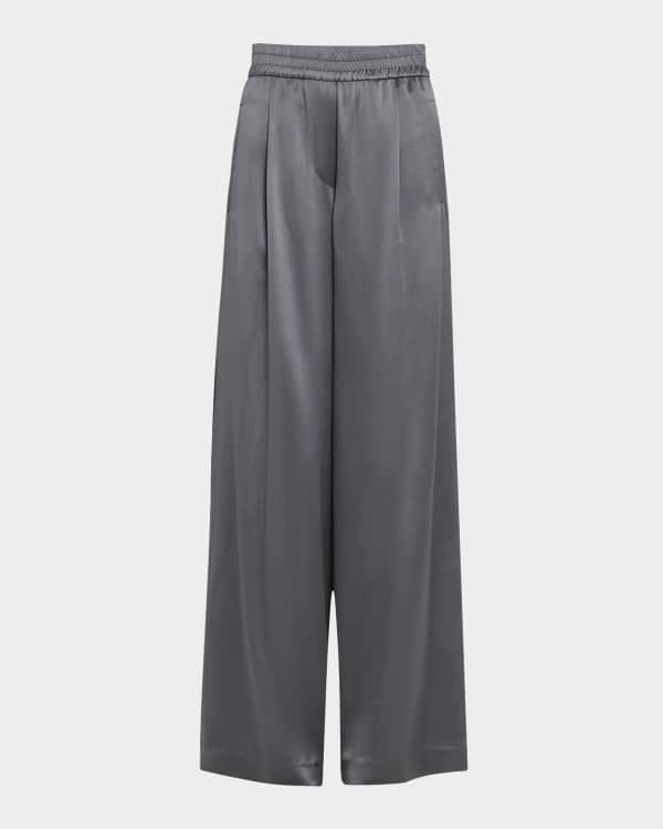 Givenchy Pleated Wide Leg Trousers | Neiman Marcus