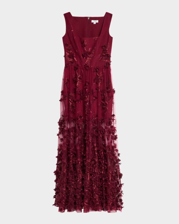 Likely Tricia Strapless Bow Slit Gown Neiman Marcus