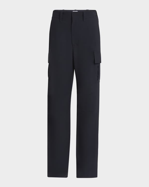 パンツ Alaia Cargo trousers with knit band Alaïa knit-band Cargo Trousers | Grey | FARFETCH