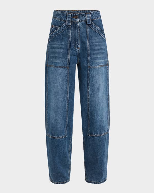 Khaite Abigail High Rise Straight Jeans | Neiman Marcus