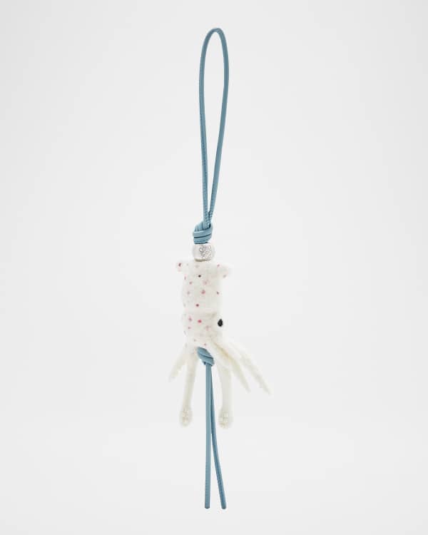 Loewe Merino Wool Felt Bunny Charm | Neiman Marcus