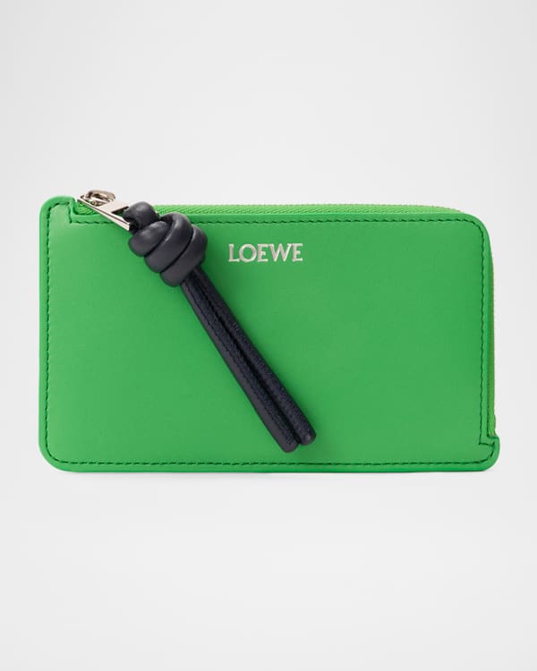 札月 Loewe x Suna Fujita Bunnies Leather Card Holder | Neiman Marcus