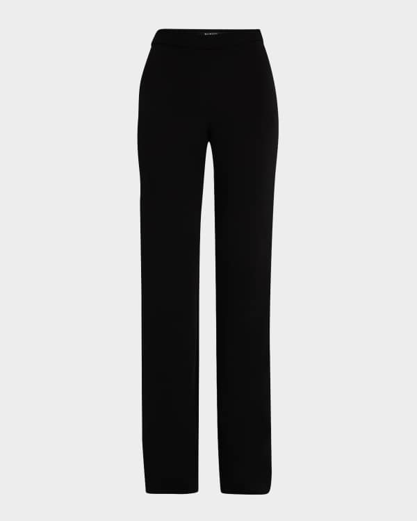 Banana Crepe Screamin Green Straight Fit Flap Pocket Trouser
