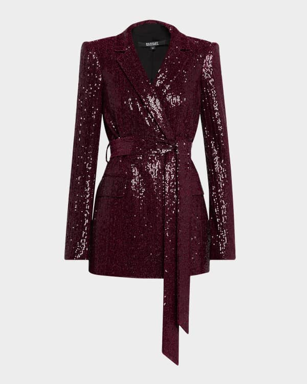 Badgley mischka scuba wrap suit dress store