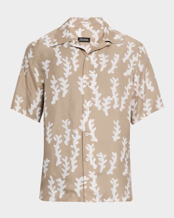 Tシャツ・カットソー ETRO Etro Bowling Shirt Printed cotton muslin bowling shirt in multicoloured - Etro