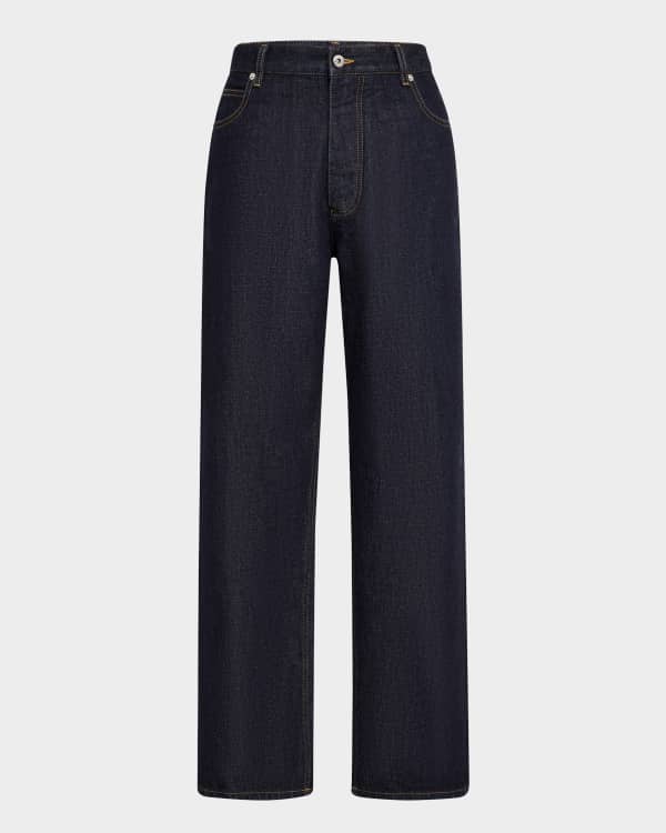 Givenchy x Chito Men's Dog-Print Jeans | Neiman Marcus