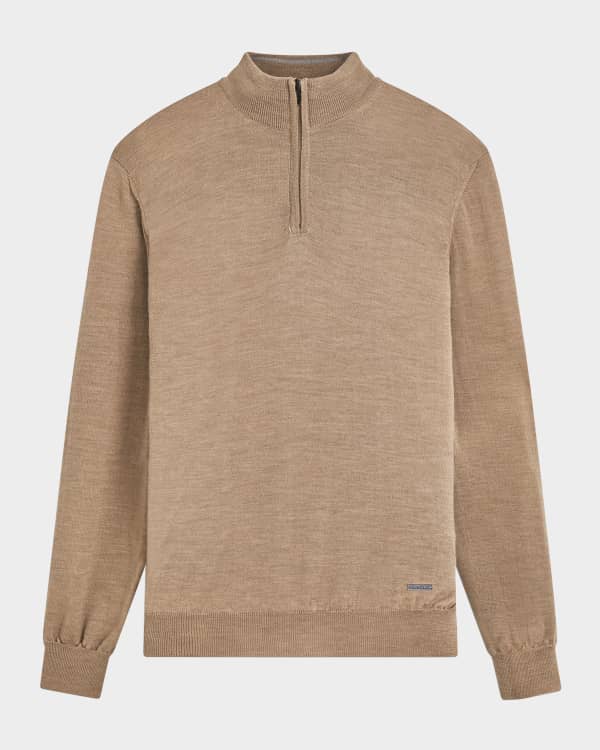 Helmut Lang Men's Oversized Logo Sweater | Neiman Marcus