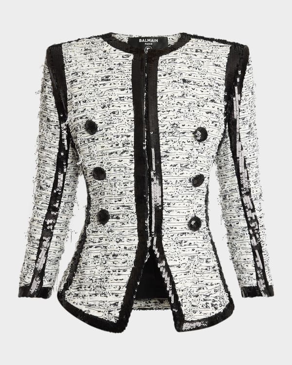 【関税込み】DRIES VAN NOTEN Bessie' blazer Dries Van Noten Bessie Tape Trim Blazer Jacket | Neiman Marcus