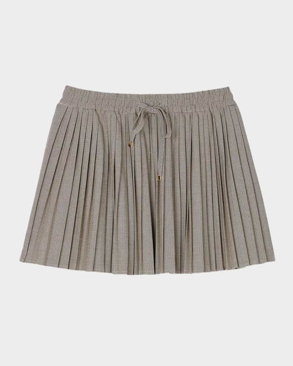 【海外限定】Sandroスカート☆Pleated Bubble-Hem Cotton Mini S Sandro Spirale Striped Bubble Skirt | Neiman Marcus
