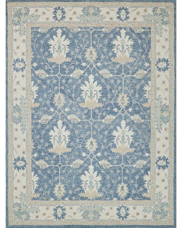 Exquisite Rugs Richmond Serapi Hand-Tufted Beige/Red Rug, 10' x 14 ...