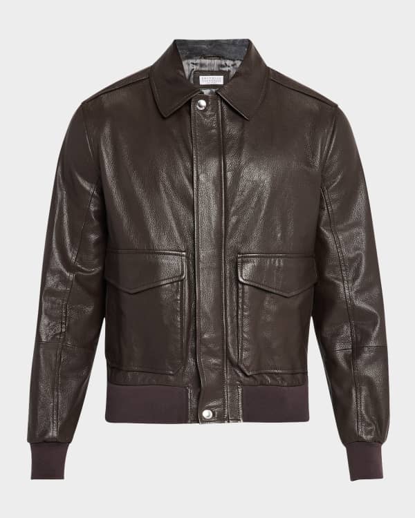 Loro Piana Men's Snow Wander Full-Zip Jacket | Neiman Marcus