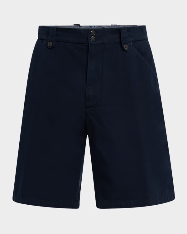Brunello Cucinelli Men's Cotton Bermuda Shorts | Neiman Marcus