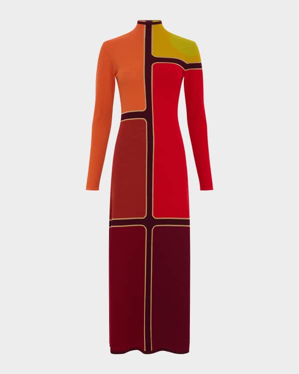 Gabriela Hearst Meier Cashmere-Blend Ribbed Knit Maxi Dress