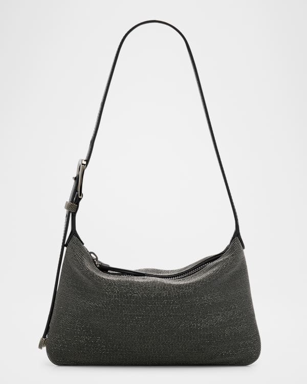 Brunello Cucinelli Monili Zip Leather Shoulder Bag | Neiman