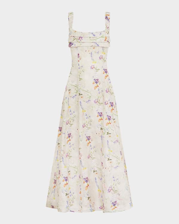 Seafolly Secret Garden Shirred Maxi Dress | Neiman Marcus