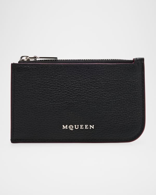 Men's Logo Leather Card Holder
