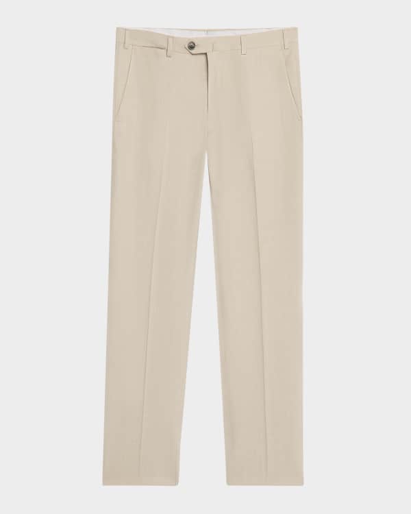EMPORIO ARMANI スラックス ベージュ 4105125E0127 Emporio Armani Men's Classic Slim-Fit Pants | Neiman Marcus