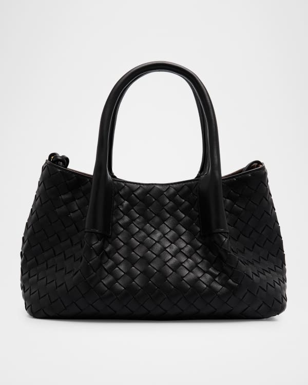 Bottega Veneta Loop Mini Metallic Intrecciato Crossbody Bag | Neiman Marcus