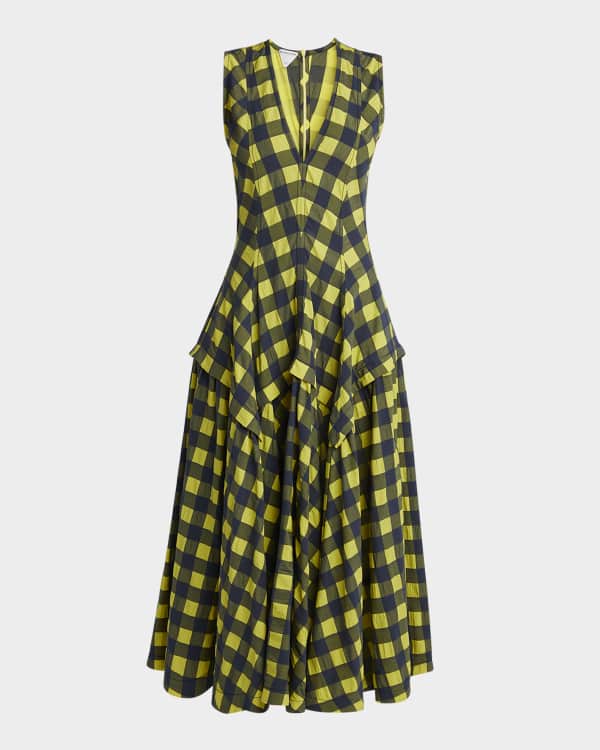 Jacquemus Peplo Longue Cutout Long Dress | Neiman Marcus