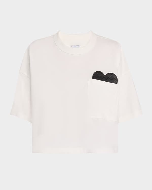 トップス Peter do logo embroidery T-shirt PETER DO Oversized jersey T-shirt | THE OUTNET