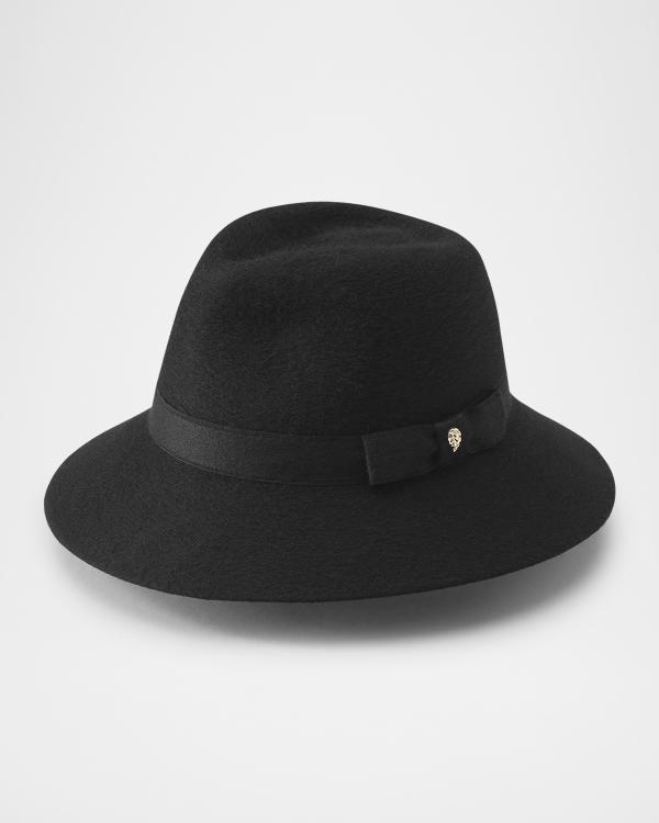 Helen Kaminski Eleonore Merino Wool Fedora Hat | Neiman Marcus display picture 2