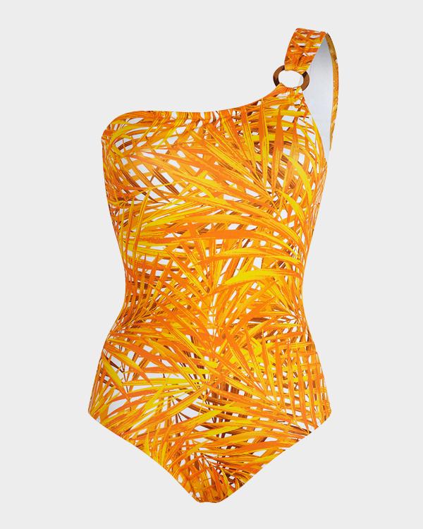 VILEBREQUIN Girls One-Piece Swimsuit Palm Leaves main image 1