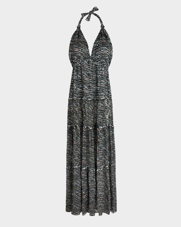 chinese dress ladies STAUD, Joy Maxi Dress in Black, Size 12 main image 0