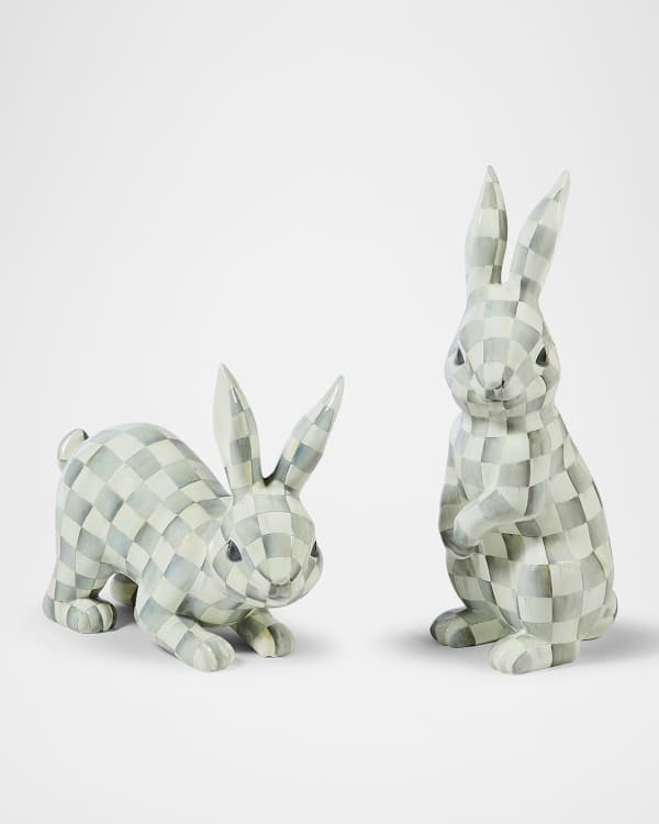 MacKenzie-Childs White Rabbit Dish – |VESIMI Design| Luxury