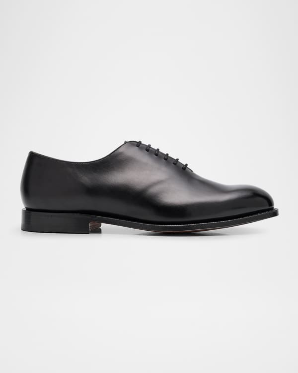 靴 Church's BURWOOD Church's Burwood Met White Leather Oxford Brogue Studded